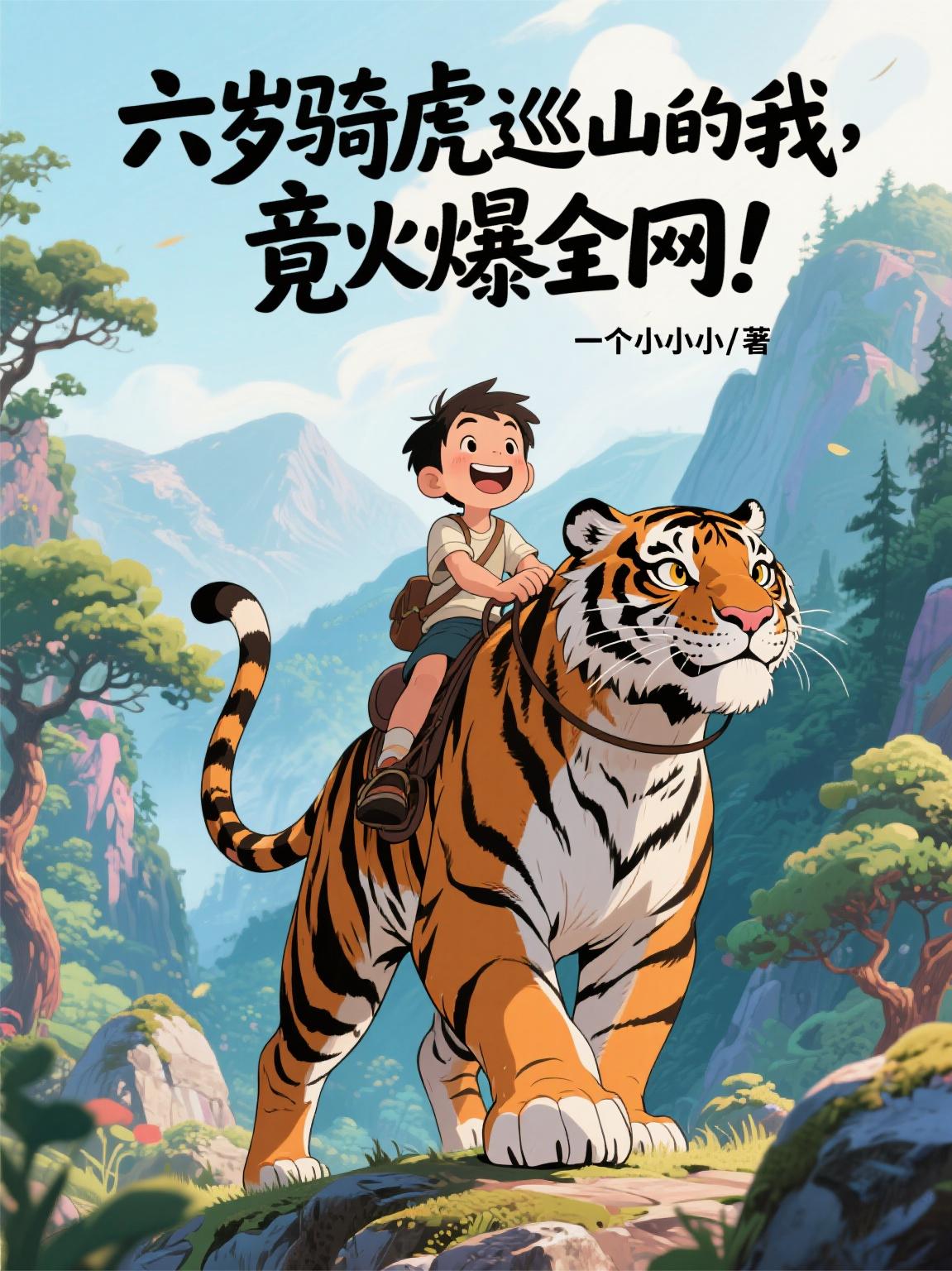 六岁骑虎巡山的我，竟火爆全网！